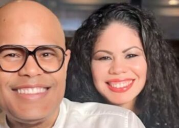 Zulinka Pérez junto a su padre Rubby Pérez, fallecido en desplome de Jet Set.